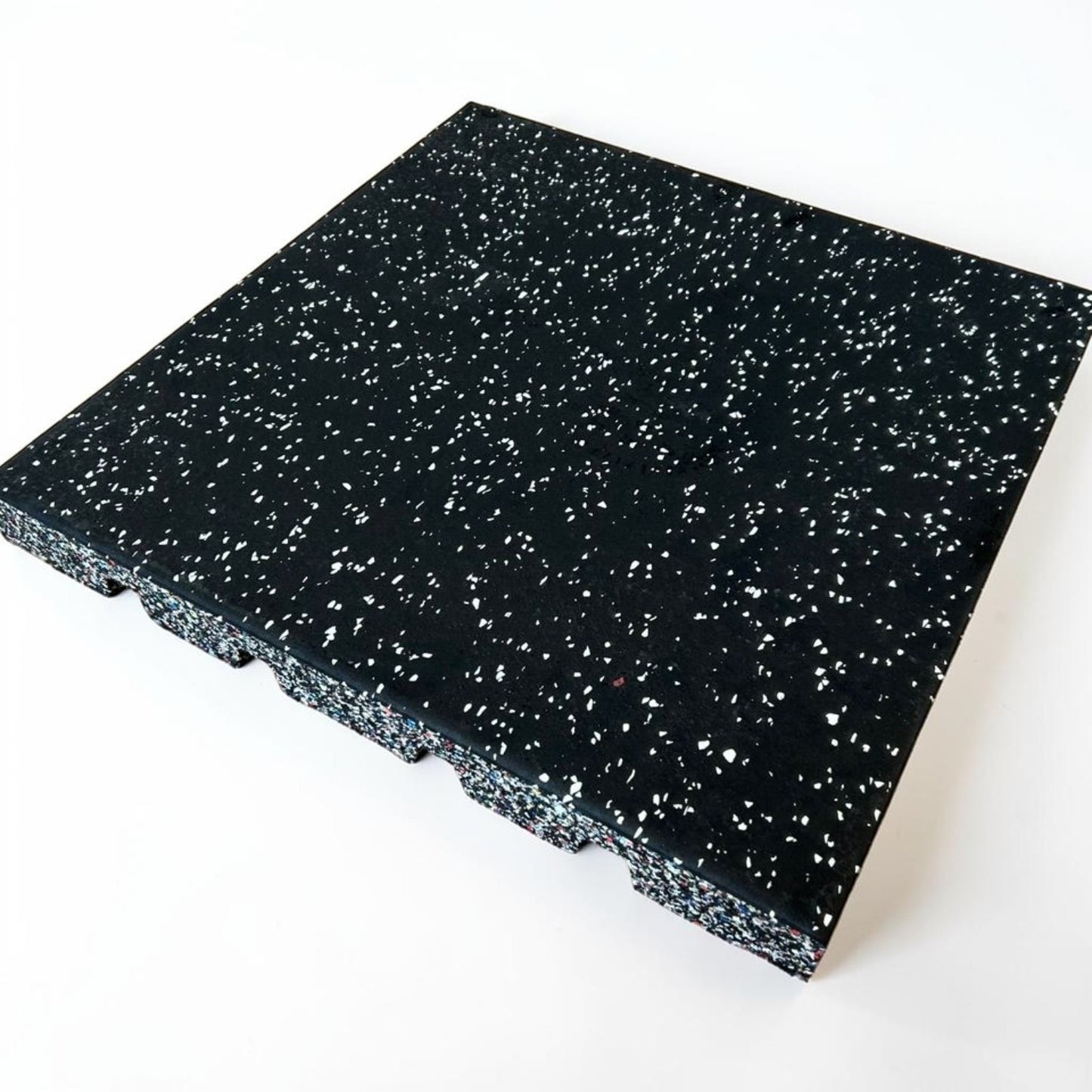 EPDM White Fleck Gym Flooring - 15mm