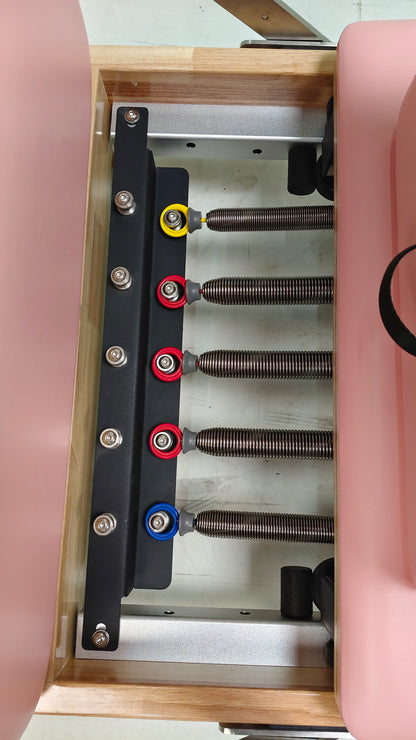 Foldable Pilates Reformer | Oak Wood