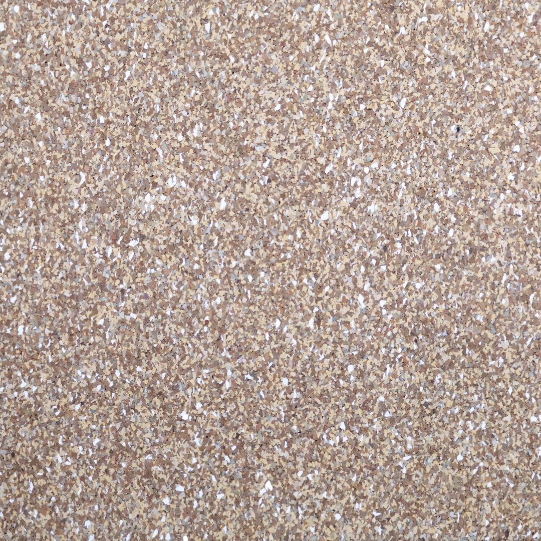 close up - pink speckled gym floor tile