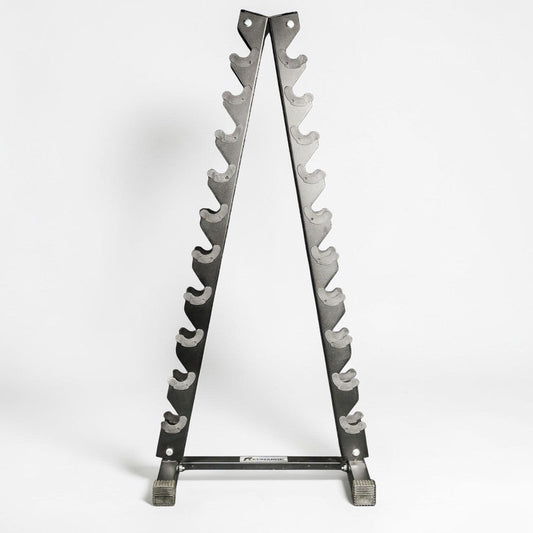 Metal weight plate rack 