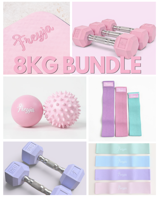 8kg Dumbbell PT Bundle | Freyja Fit