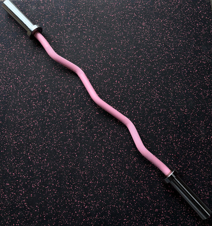 Pink EZ Curl Barbell - 10kg