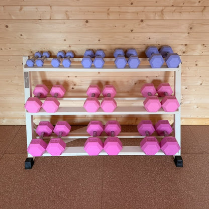 Cream Dumbbell Storage Rack