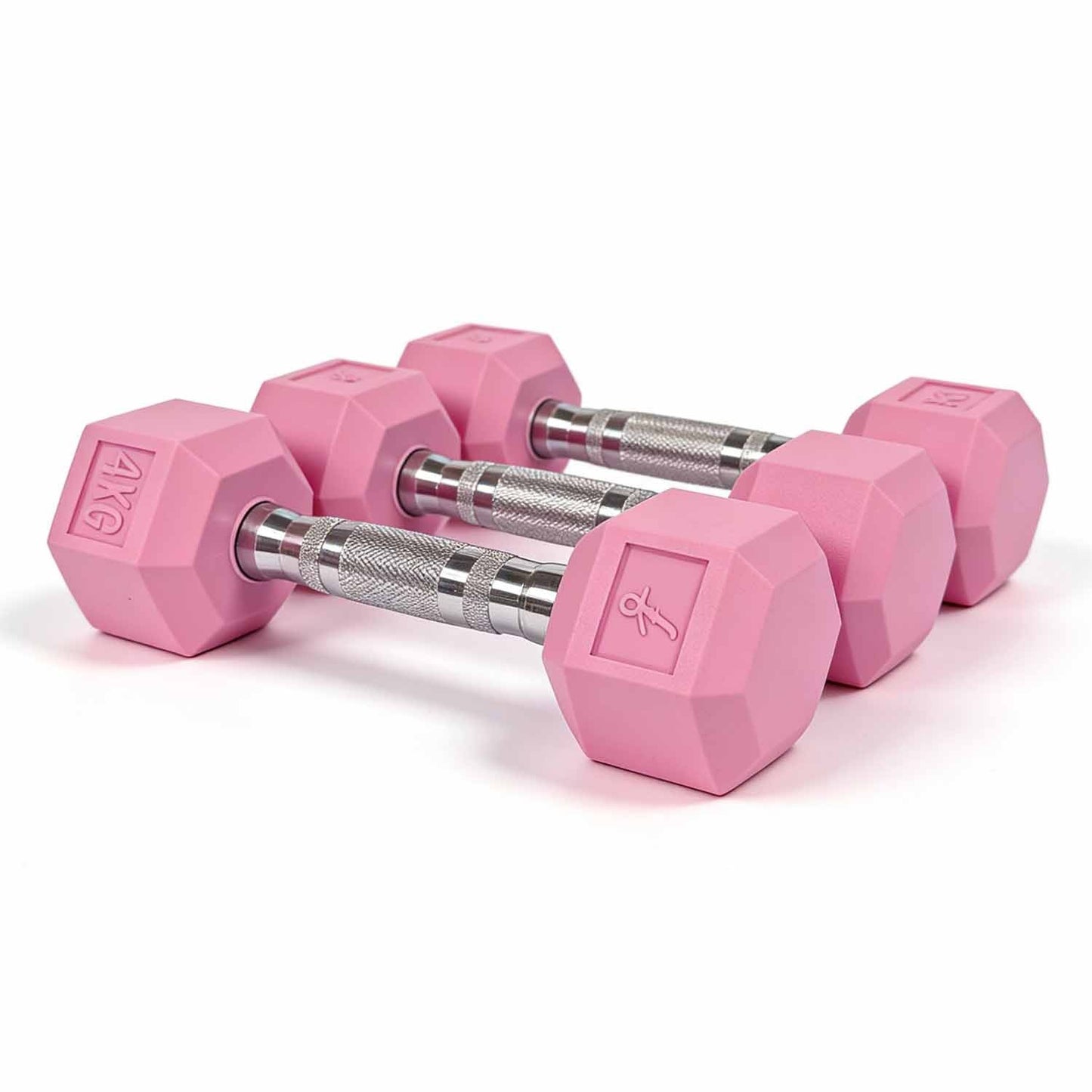 Light Pink Hex Dumbbells - Signature Finish (Pairs)