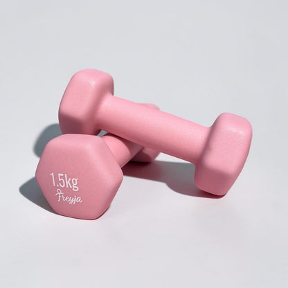 Studio Pink Neoprene Dumbbell Bulk Set (6 or 12 Pairs)