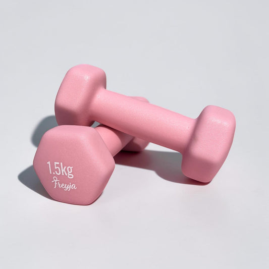 Studio Pink Neoprene Dumbbell Bulk Set (6 or 12 Pairs)