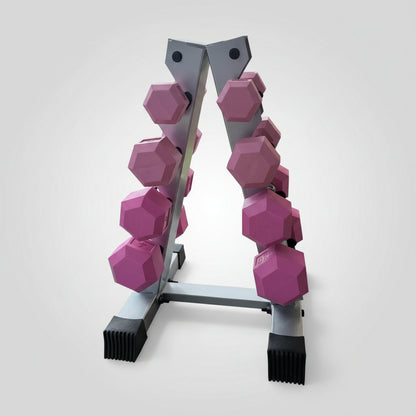 Grey A-Frame Dumbbell Rack - 4, 5 or 6 Pairs