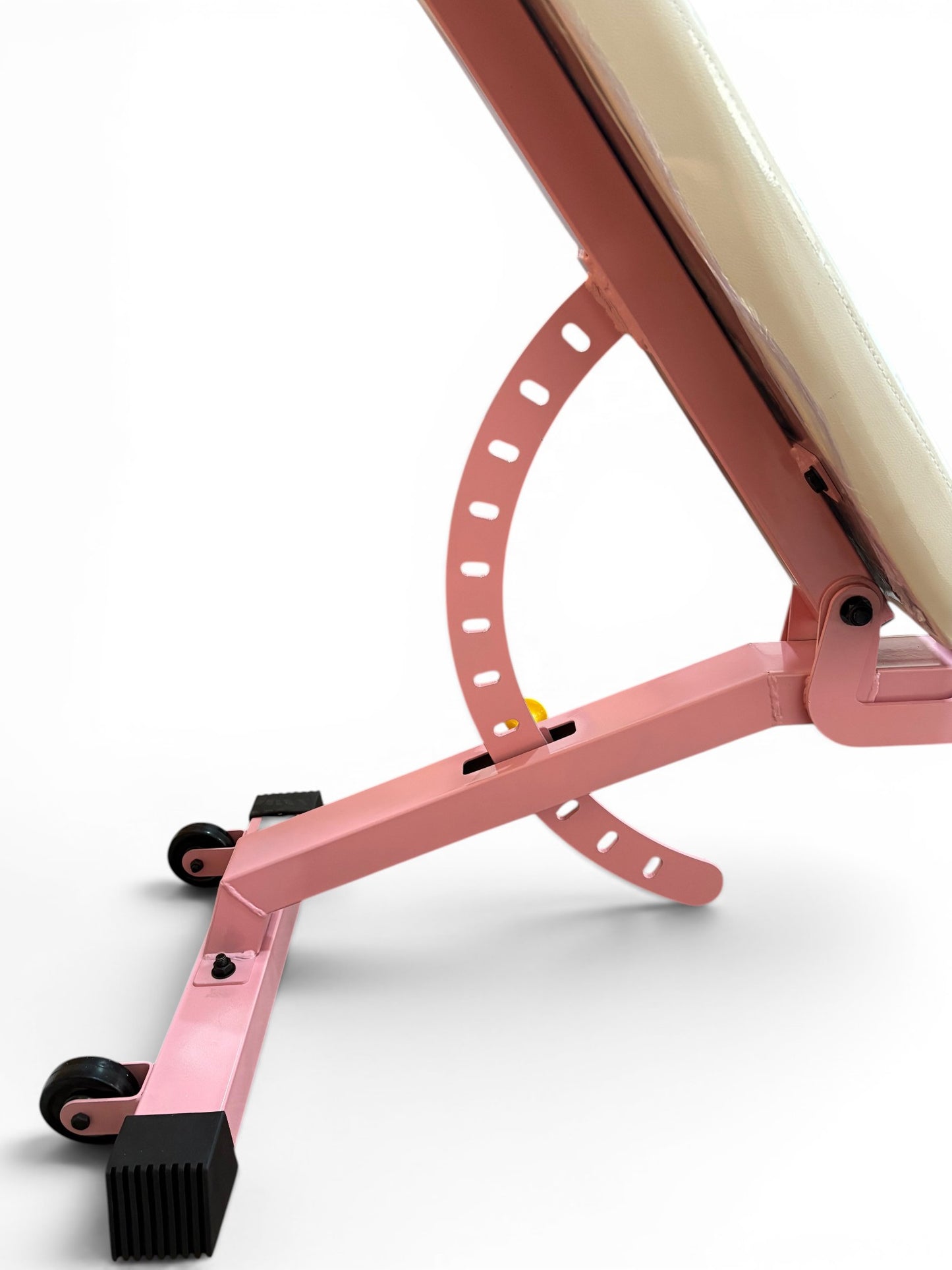 Pink & Cream Adjustable Home Gym Bench