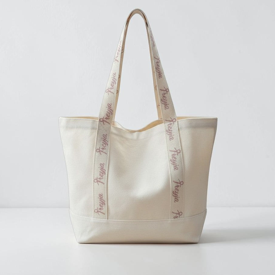 Freyja Tote Bag - Branded Handle