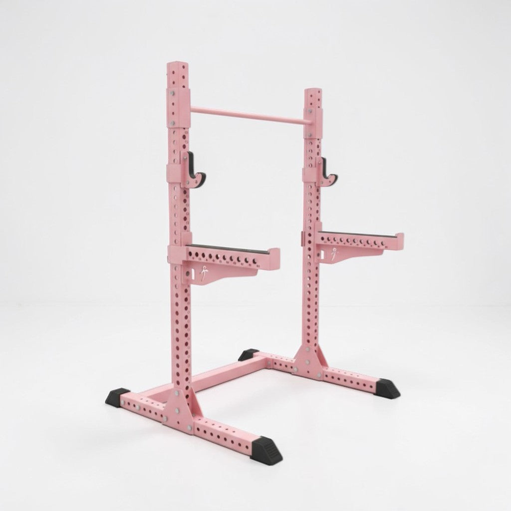 Pink Shortie Squat Rack