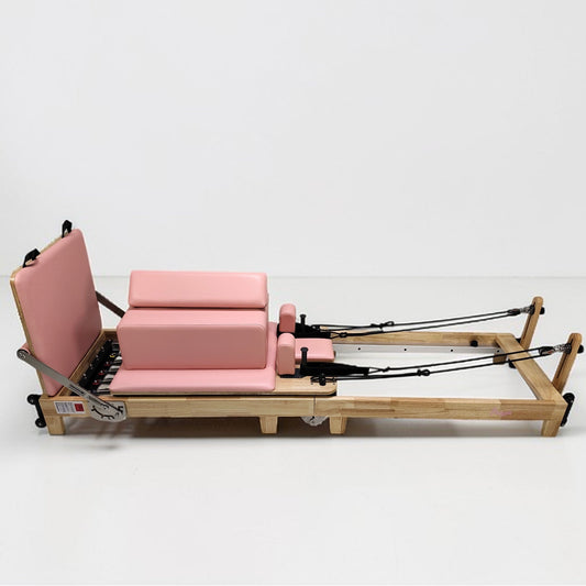 Foldable Pilates Reformer | Oak Wood