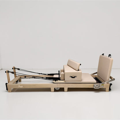 Foldable Pilates Reformer | Oak Wood