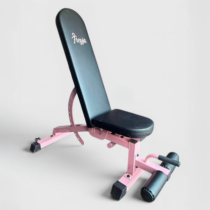 Pink Adjustable Home Gym Bench
