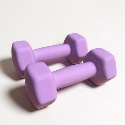 Lilac Neoprene Dumbbells - Pairs